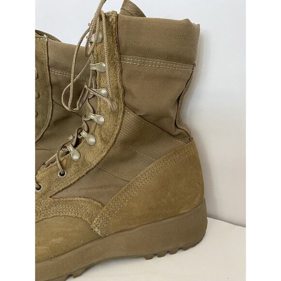 Mil-Spec Hot Weather Coyote Sz 12R McRae Boot W/Vibram Sierra Outsole-READ main image 6